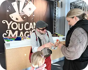 -Zauberer im Rahmenprogramm der Oberschwabenschau 2026